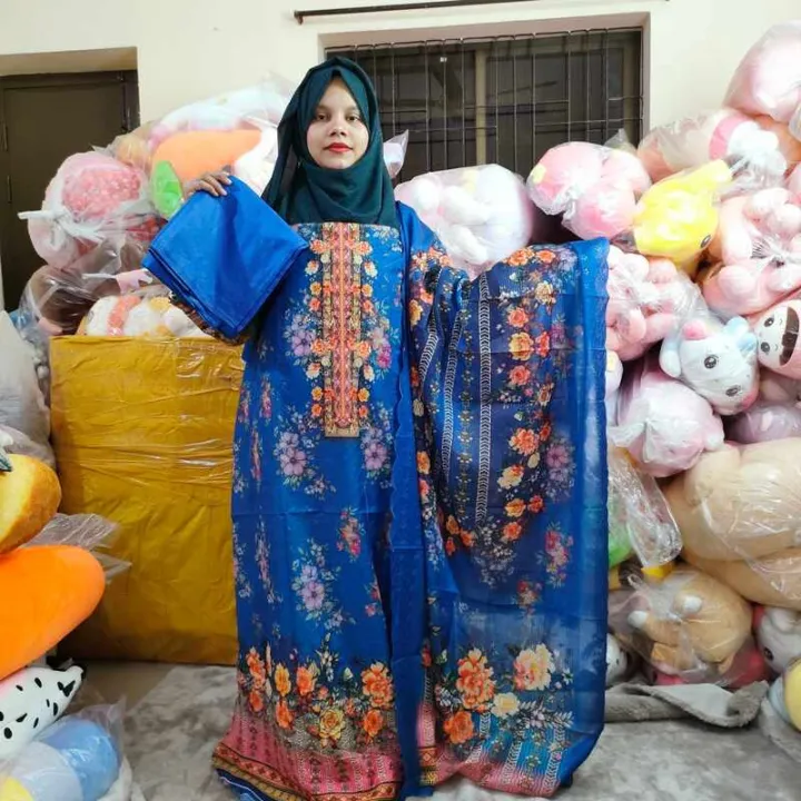 Unready Digital Printed & Embroidery Work Salwar Kamez four Piece Dress for Women